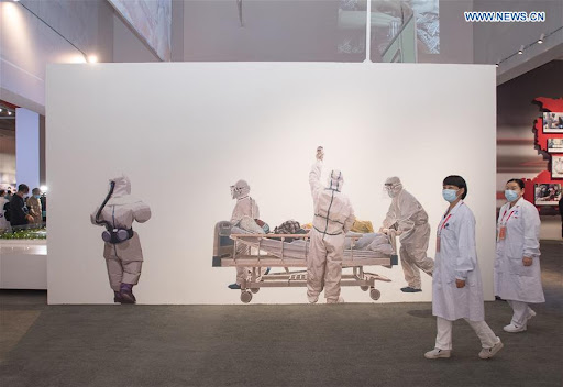新冠展覽，新冠展位，新冠畫(huà)作展示